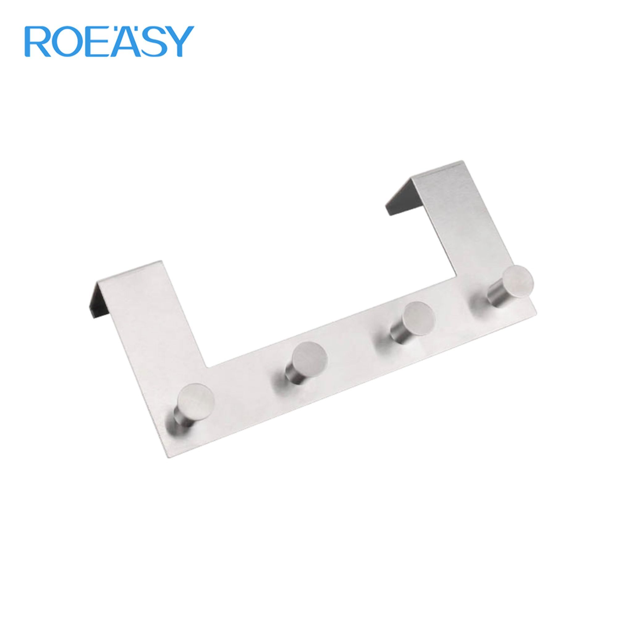 ROEASY FCS014  Foldable Stainless steel Folding Organizer Rack Metal Hanging Over The Hanger Door Cloth Hook Towel Coat Hooks For Clothes