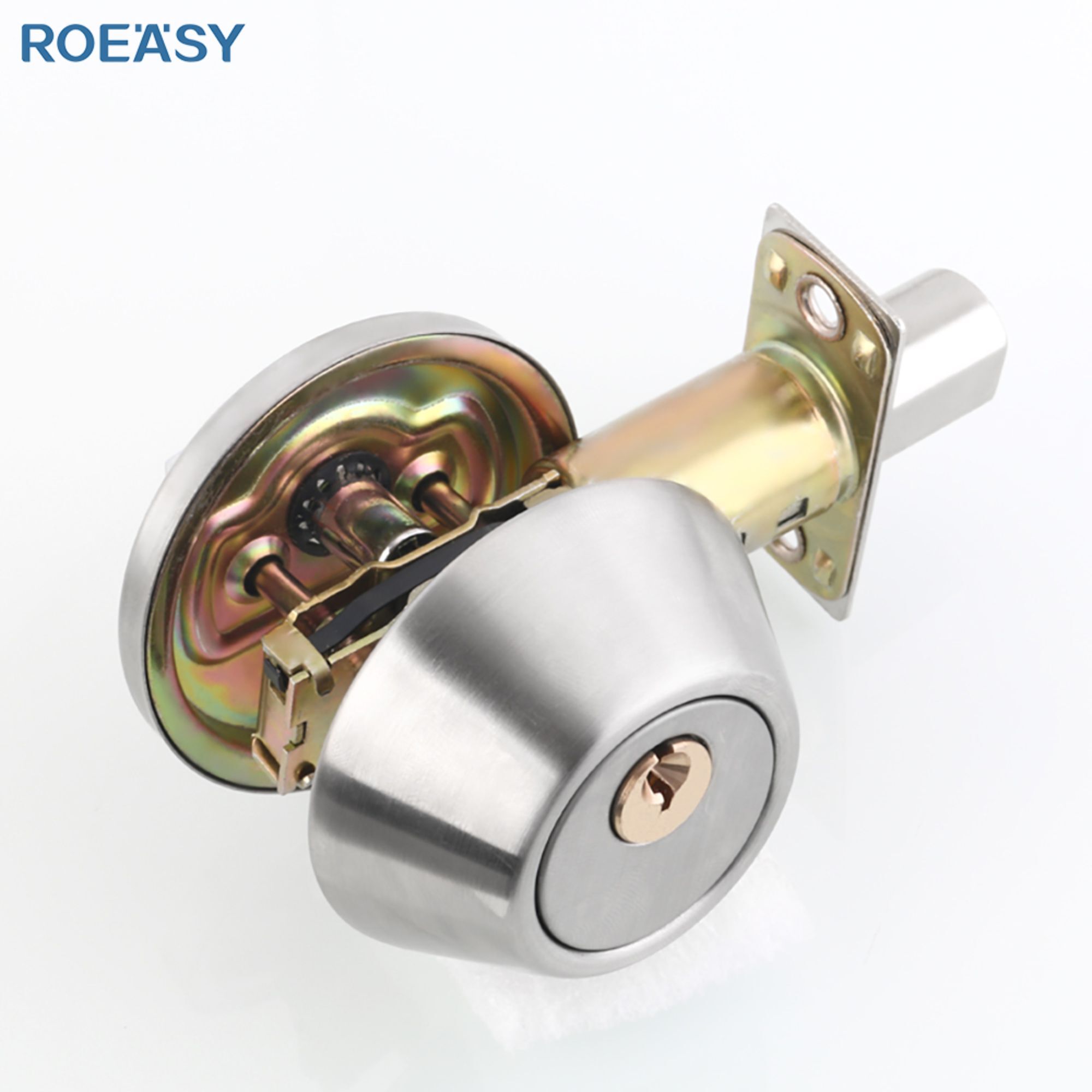 Roeasy DB101SS knob door lock stainless steel locket double one side lock double handle door lock