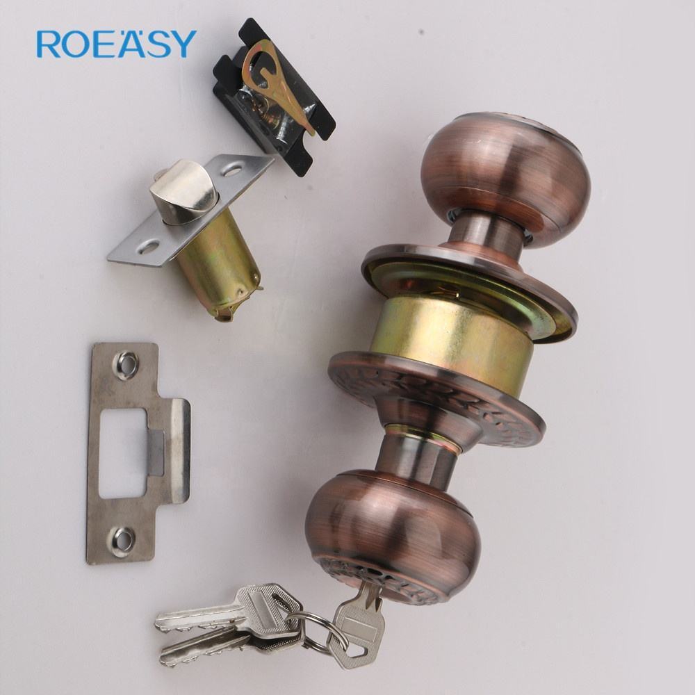 Roeasy Ac Et Iron Material Main Door Lock Cylindrical Bottom Door