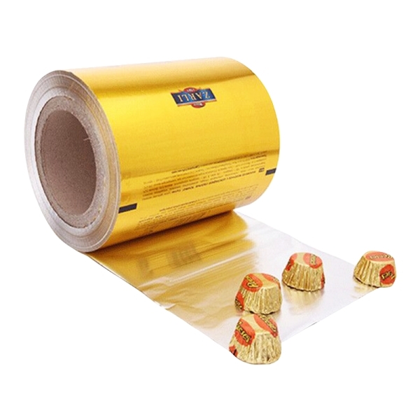Source Gold Aluminum Chocolate Foil Wrapping Roll, Aluminum Foil