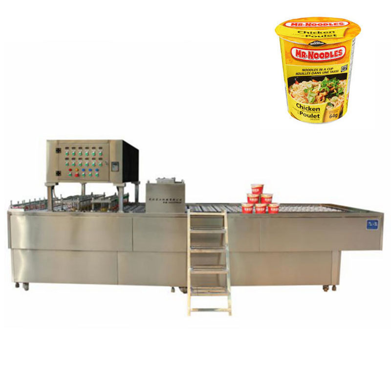 Automatic Turkey Japan Korea Instant Noodle Paper Cup Bowl Filling Sealing Machine